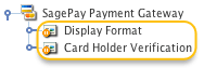 The additional dependant assets of the SagePay Payment Gateway