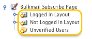 The Additional Dependant Assets of the Bulkmail Subscribe Page