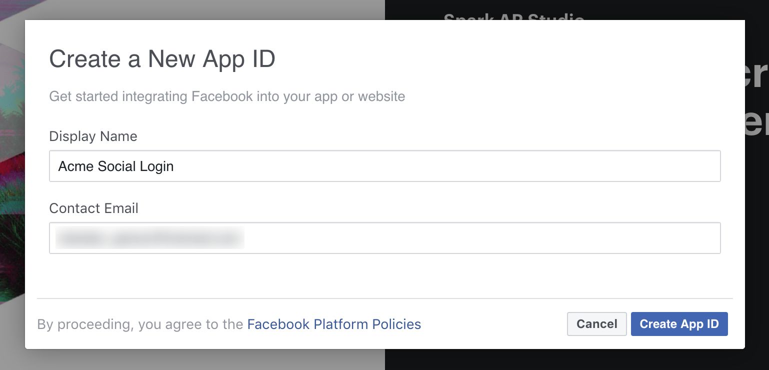 Facebook Single Sign-on App - Monaca Docs