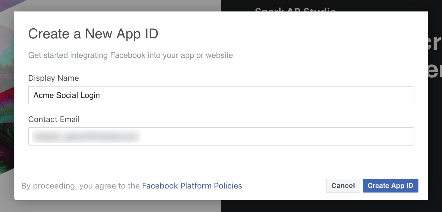 open new facebook account openid