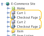 A Site with Multiple Carts