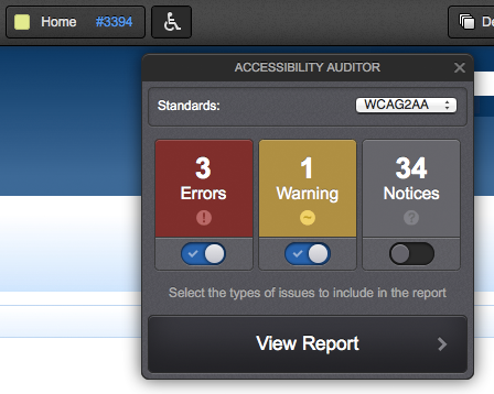 Accessibility Auditor - Edit+ - Manuals | Squiz Matrix 5 Documentation