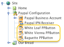 The Paypal Payment Buttons