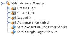 SAML Account Manager dependant assets