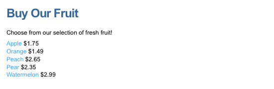 The Buy Our Fruit Page
